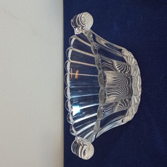 HEISEY CRYSTOLITE PATTERN PRESSED GLASS OVAL BOWL MADE BETWEEN 1938 AND 1957. - Picture 2 of 8